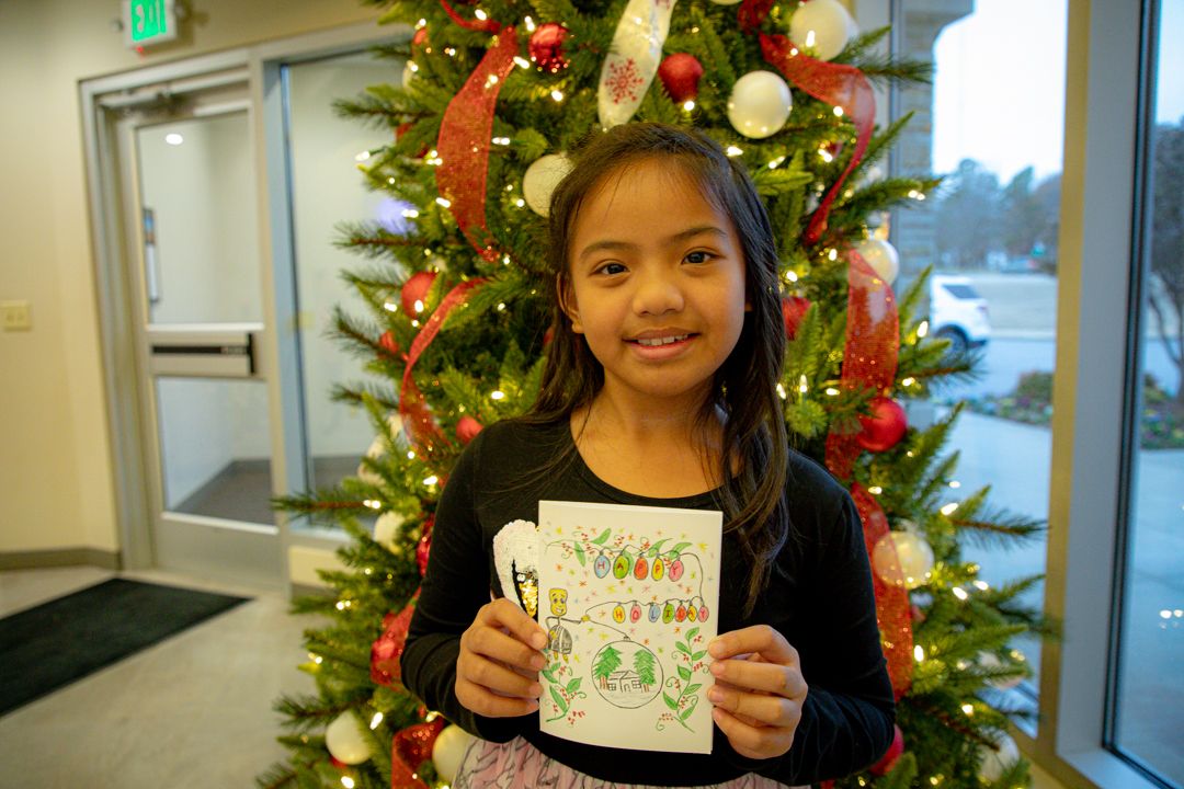 Marmina Rafael AVECC's Annual Christmas Card Contest 2022 Winner
